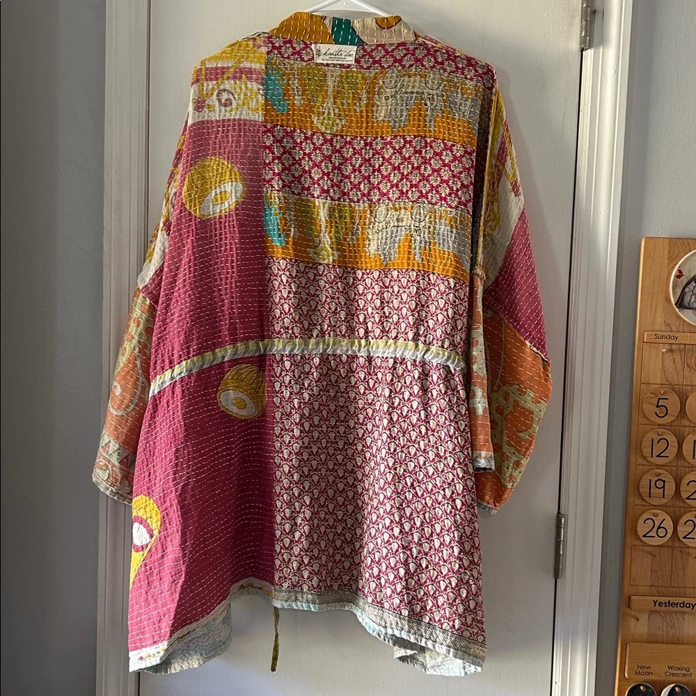 Kantha Bae Shortie Kimono - Picture 9 of 11